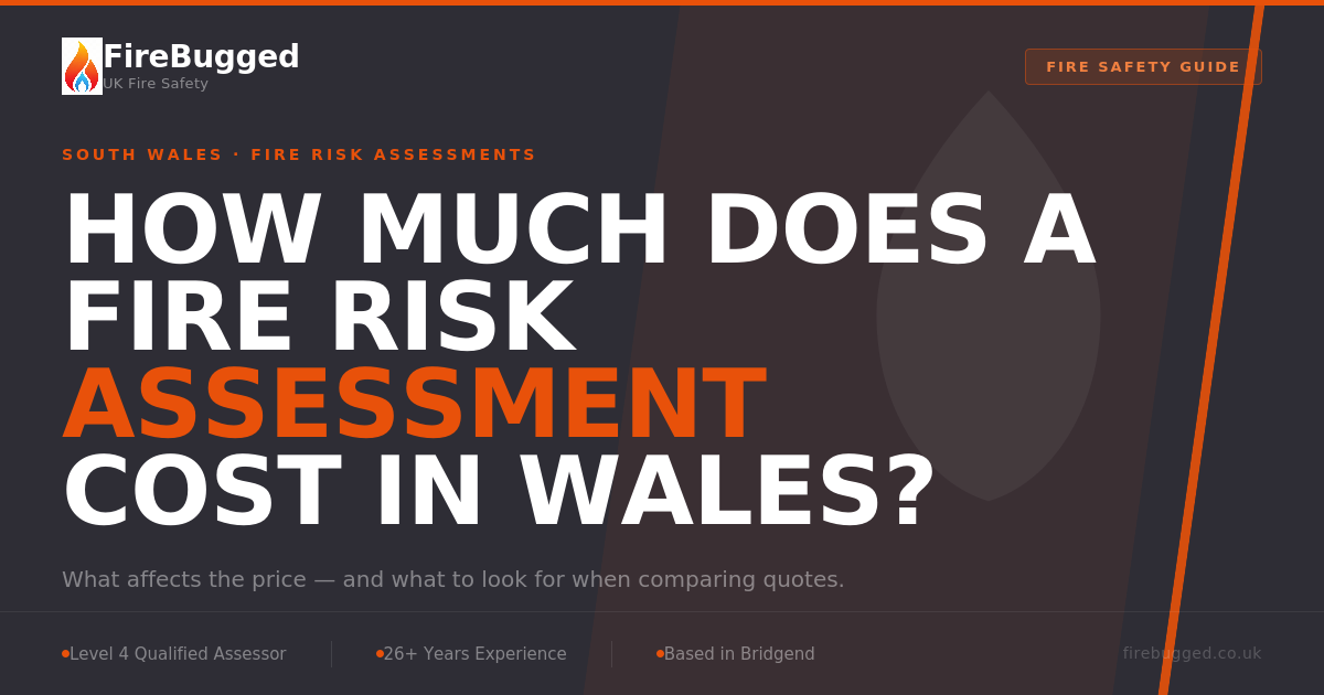 How Much Does a Fire Risk Assessment Cost in Wales? | FireBugged